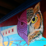 CAPE North-Grand Mural Owl Detail
